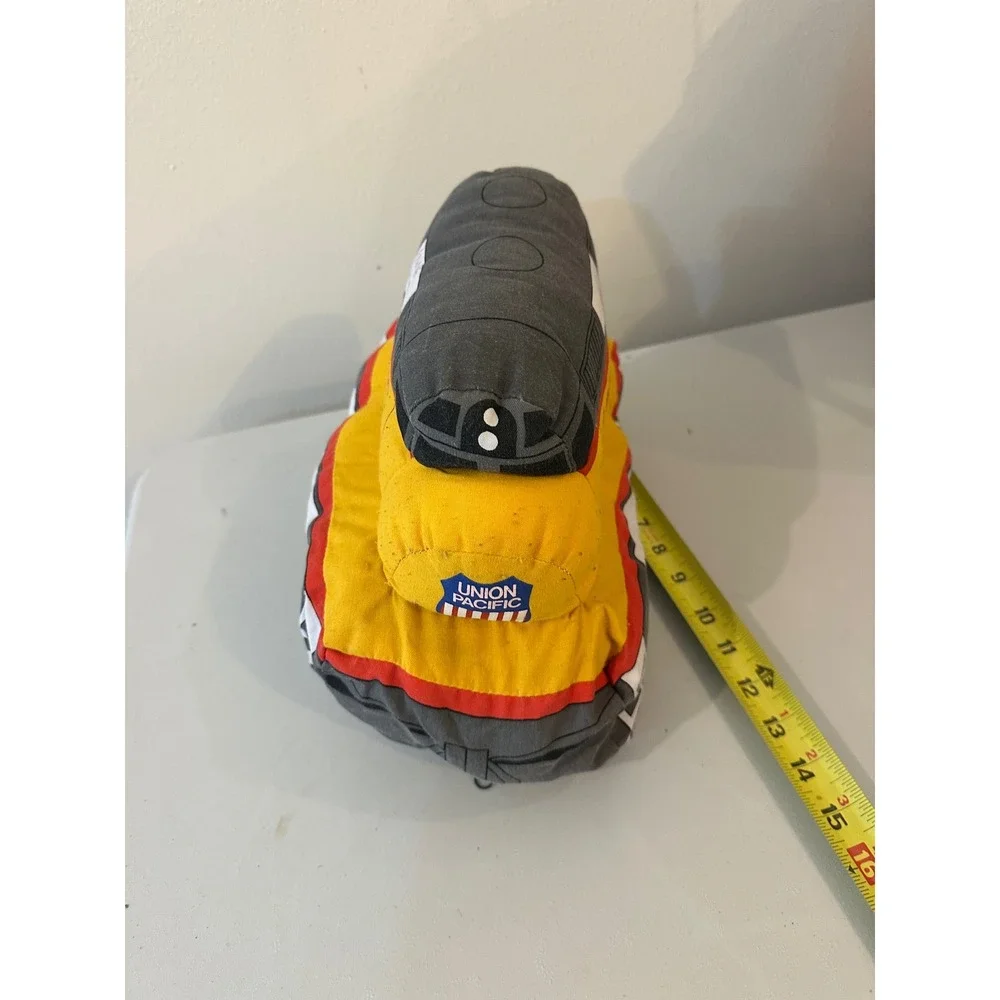 Vintage Union Pacific Railroad Reversible Plush Bear to Train Locomotive Toy